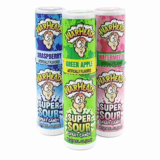 Warheads Super Sour Candy Spray 19g - Intense Sourness for Sour Candy Lovers