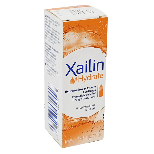 Xailin Hydrate Preservative Free Eye Drops 10ml