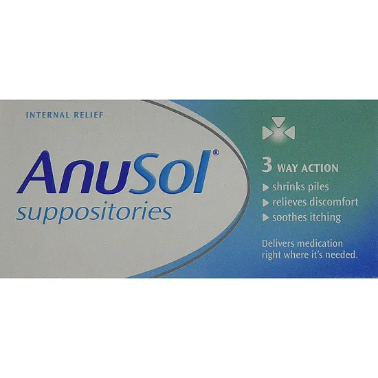 Anusol Suppositories Relief For Haemorrhoids - 24 Suppositories