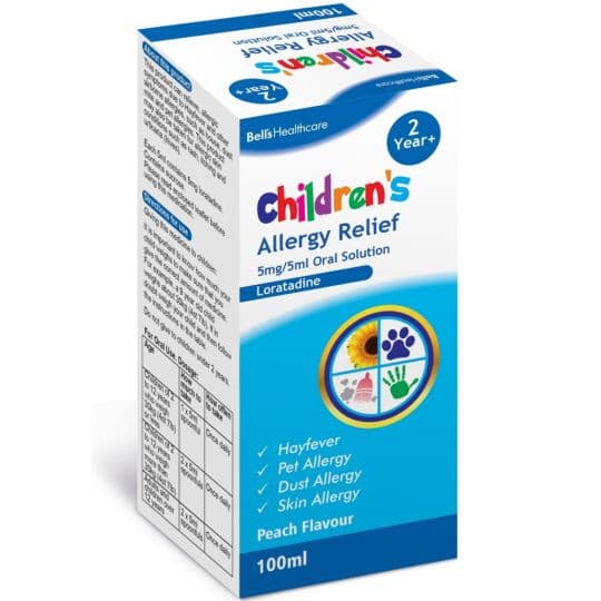 Bell's Healthcare Children's Allergy Relief 5mg/5ml Oral Solution 100ml