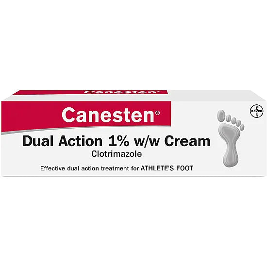Canesten Athletes Foot Cream 30g Vision Pharmacy