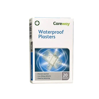Careway Waterproof Plasters Assortment 20 Plasters