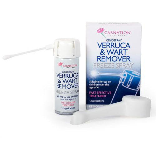 Carnation Verruca & Wart Remover Freeze Spray - 12 Applications