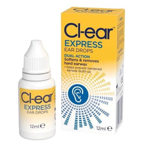 Cl-ear Express Dual Action Ear Drops - 12ml