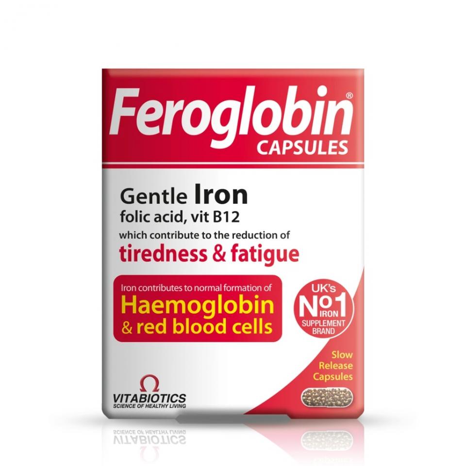 Vitabiotics Feroglobin B12 Slow Release - 30 Capsules