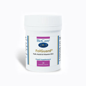 Biocare FolGuard (Folic Acid & B12) – 30 Vegetable Capsules