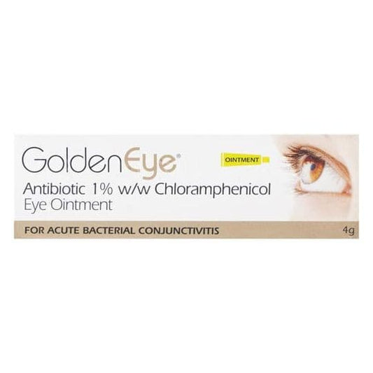 Golden Eye Antibiotic 1% w/w Chloramphenicol Eye Ointment 4g
