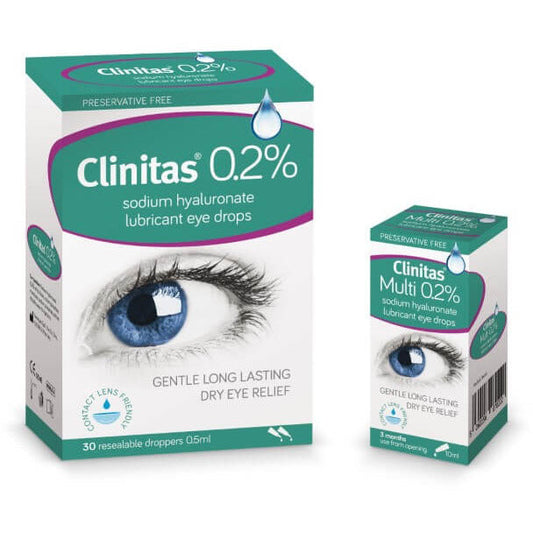Clinitas Lubricant Eye Drops - 30 Resealable Droppers