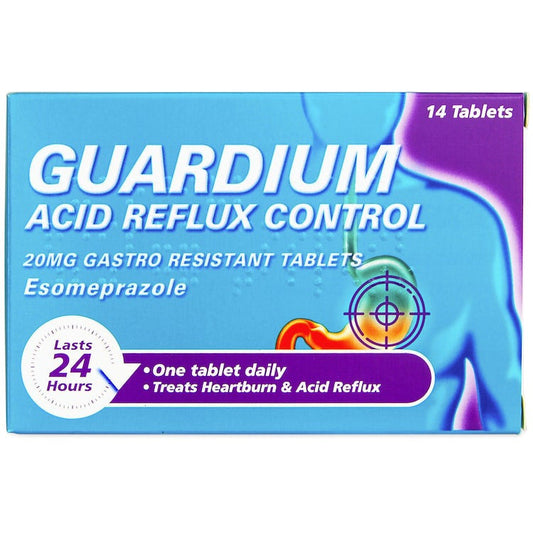 Guardium Acid Reflux Control 20mg - 14 Tablets