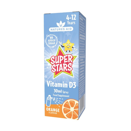 Natures Aid Super Stars Vitamin D3 Spray