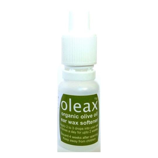 Oleax Organic Olive Oil Ear Wax Softener 15ml Vision Pharmacy