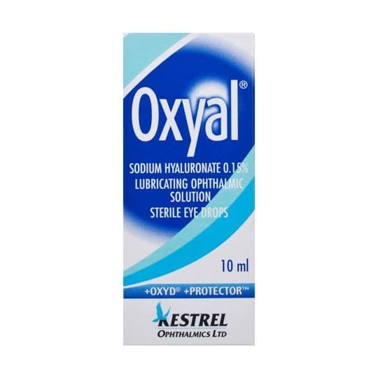Oxyal Lubricating Eye Drops 10ml