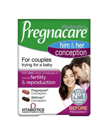PREGNACARE HIM & HER - 60 TABLETS
