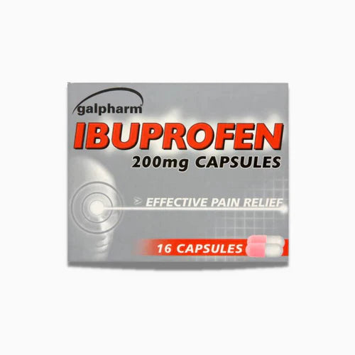 Galpharm Ibuprofen 200mg Capsules 16's Vision Pharmacy