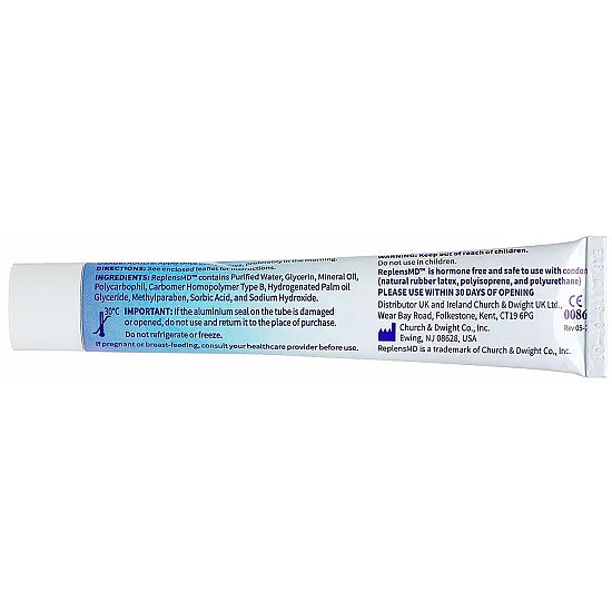 Replens Longer Lasting Vaginal Moisturiser - Symptomatic Relief from Vaginal Atrophy & Dryness - 35g Tube with Applicator