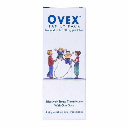 Ovex Family Pack - 4 Threadworm Treatment Tablets