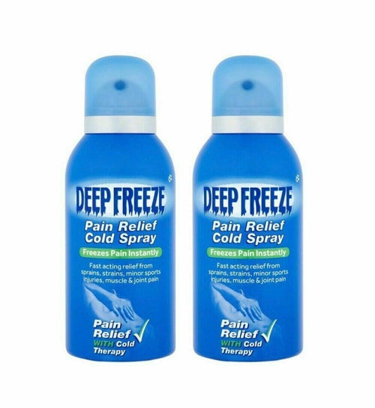 Deep Freeze Pain Relief Cold Spray 150ml - 2 Packs
