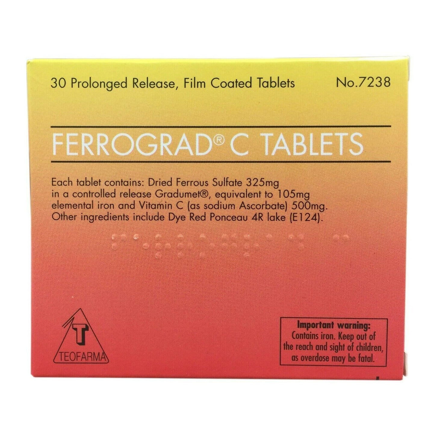 Ferrograd C Tablets - 30