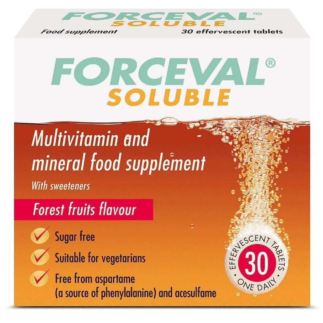 Forceval Adult Multi Vitamin - 30 Soluble Tablets