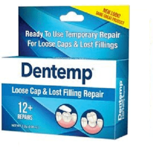Dentemp - One Step - Tooth Filling - Dental Teeth Cement Repair - 2g