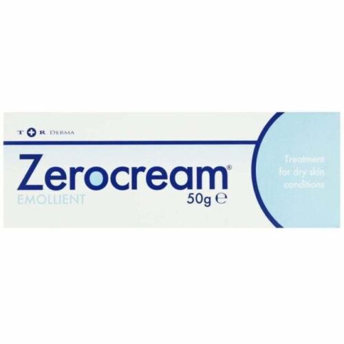 Zerocream Emollient Cream Relieves Eczema Psoriasis Dry Skin Daily Treatment 50g