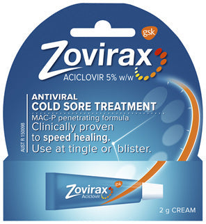Zovirax Cold Sore Treatment Cream Tube - 2g